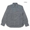 衣櫻 9oz デニムジャガード素材 長袖レギュラーシャツ SA1531画像