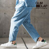 GLIMCLAP Painting used processing cocoon silhouette denim pants 14-005-GLS-CD画像
