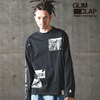 GLIMCLAP Overseas photo print long-sleeve T-shirt 14-017-GLS-CD画像