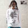 GLIMCLAP Graffiti-like design long-sleeve T-shirt 14-016-GLS-CD画像