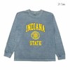 BARNS VINTAGE-LIKE L/S PRINT T-SHIRT - INDIANA - BR-22313画像