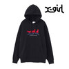 X-girl ATHLETIC LOGO SWEAT HOODIE 105231012008画像
