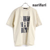 narifuri nanotec 制菌バックポケットTシャツ WHITE NF1142画像
