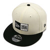 NEW ERA 9FIFTY BOX LOGO WHITE 13328226画像