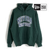 NEW ERA 裏毛 オーバーサイズド プルオーバーフーディー Classic College カレッジロゴ ダークグリーン 13330909画像