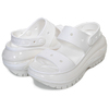 crocs CLASSIC MEGA CRUSH SANDAL WHITE 207989-100画像