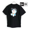 NEW ERA 半袖 コットン Tシャツ ドラえもん キャップ ブラック レギュラーフィット 13546322画像