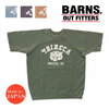 BARNS 5分袖 90's スウェット Tシャツ プリント BR-23126画像