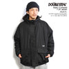 DOUBLE STEAL Stand Collared Puff Jacket -BLACK- 126-42001画像