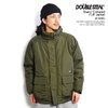 DOUBLE STEAL Stand Collared Puff Jacket -KHAKI- 126-42001画像