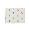 POLO RALPH LAUREN Folded Wallet WHITE MULTI画像