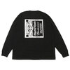 WASTED YOUTH × Budweiser L/S T-SHIRT BLACK画像