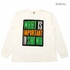 BARNS 丸胴 ロングスリーブ Tシャツ WHAT IS INPORTANT TO START WITH BR-23131画像
