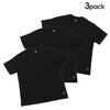 HUMAN MADE 3-PACK T-SHIRT SET BLACK画像