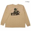 BARNS VINTAGE-LIKE L/S PRINT T-SHIRT - BREAK! - BR-23132画像
