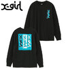 X-girl TRIPLE MILLS LOGO L/S TEE 105231011008画像
