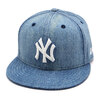 NEW ERA 9FIFTY Denim ウォッシュドデニム × スノーホワイト 13515850画像