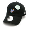 NEW ERA カジュアルクラシック MLB Casual Classic ニューヨーク・メッツ ミッドロゴ ブラック × スノーホワイト/ロイヤル/オレンジエイド 13515757画像