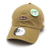 NEW ERA カジュアルクラシック Oval Logo カーキ × スノーホワイト ブラウン 13515775画像
