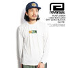 reversal SUNFLOWER rvddw BOX LOGO DRY LONG SLEEVE -WHITE- RV23SS153画像