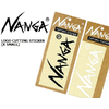 NANGA LOGO CUTTING STICKER X SMALL NA2254-3G515画像