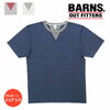 BARNS COZUN 吊り編み リンガー Tシャツ BR-23167画像