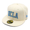 NEW ERA 59FIFTY UCLA アーチロゴ ワインコルク × マリンブルー メリットゴールド 13529469画像