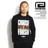 reversal CHOOSE FINISH COTTON LONG SLEEVE -BLACK- RV23SS101画像