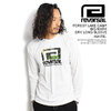 reversal FOREST LAKE CAMP BIG MARK DRY LONG SLEEVE -WHITE- RV23SS154画像