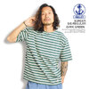 FIDELITY BORDER S/S REGULAR -DARK GREEN- 23575004画像