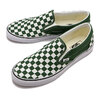 VANS CLASSIC SLIP-ON COLOR THEORY CHECKERBOARD GREENER PASTURES VN0A7Q5D6QU画像
