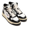 AUTRY MEDALIST MID LEAT/LEAT WHITE/BLACK SAUMMWB-WB01画像