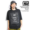 reversal OBLIQUE BIG MARK BIG SILHOUETTE DRY TEE -BLACK- RV23SS059画像