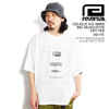 reversal OBLIQUE BIG MARK BIG SILHOUETTE DRY TEE -WHITE- RV23SS059画像