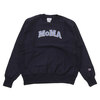 MoMA × Champion Reverse Weave Crew NAVY画像