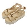 PUMA MAYZE SANDAL LACES WNS GRANOLA/FROSTED IVORY 388950-01画像