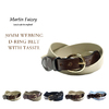 MARTIN FAIZEY 30mm Webbing D-Ring Belt with Tassel画像