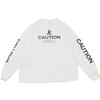 #FR2 CAUTION L/S Tee WHITE画像