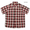 SUGAR CANE RAYON CHECK S/S OPEN SHIRT SC39121画像