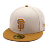 NEW ERA 59FIFTY MLB Stone Color サンフランシスコ・ジャイアンツ ストーン ライトブロンズバイザー 13516094画像