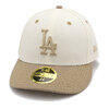 NEW ERA LP 59FIFTY MLB 2-Tone Paisley ロサンゼルス・ドジャース クロームホワイト/カーキ 13515728画像