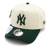 NEW ERA 9FORTY A-Frame On Par New York Yankees ニューヨーク・ヤンキース クロームホワイト/ダークグリーン 13517963画像