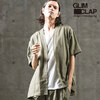 GLIMCLAP Button less short sleeve jacket 14-034-GLS-CD画像