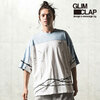 GLIMCLAP Used processing football T-shirt 14-054-GLS-CD画像