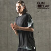GLIMCLAP One arm patterned switching design T-Shirt 14-043-GLS-CD画像