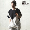 GLIMCLAP Random switching design short-sleeve sweatshirts 14-052-GLS-CD画像