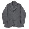 Workers Lounge Jacket w/Sleeve Lining Cotton serge Grey画像