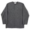Workers Sleeping Open Front Shirt Black Chambray画像