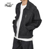 GOLD RECYCLED WASTE SUVIN COTTON YARN 11.5oz. DENIM WORK JACKET 23A-GL15244A画像