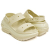 crocs CLASSIC MEGA CRUSH SANDAL BONE 207989-2Y2画像